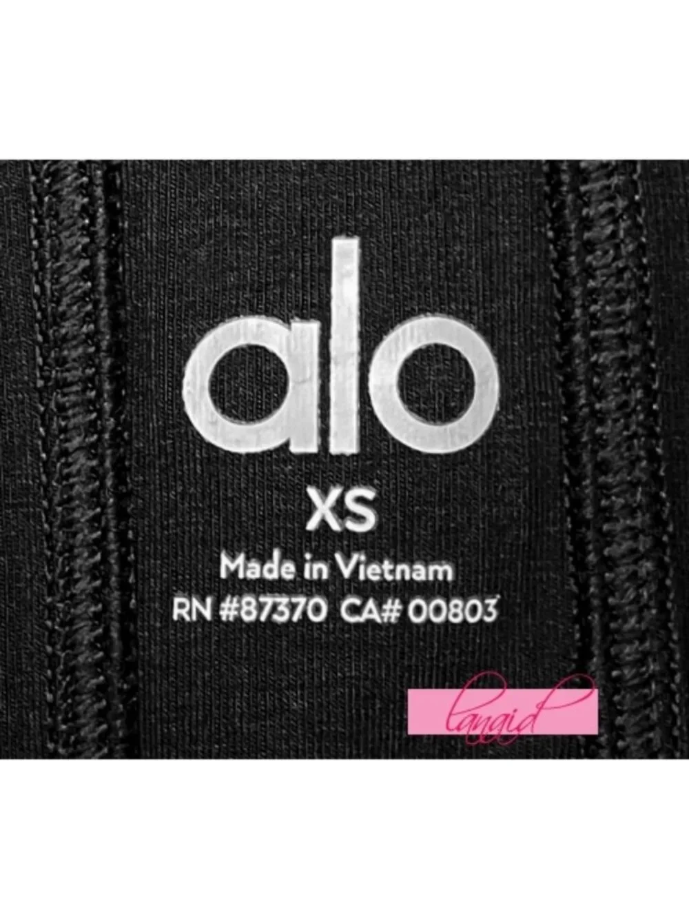 Alo Rise Up Long Sleeve Bodysuit Black Mock Neck Zip-Up Turtleneck Stretchy Rib